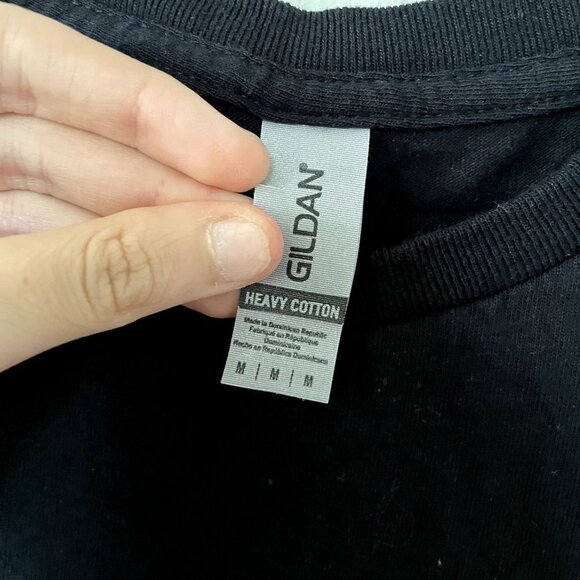 Crossroads black red short sleeved summer t-shirt casual comfortable top - Picture 3 of 4